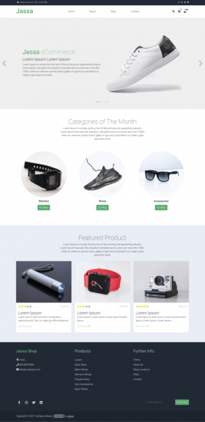 تطوير موقع التجارة الإلكترونية Laravel الخاص بك