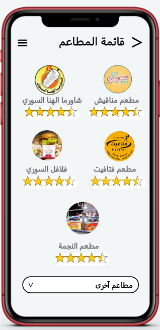 تصميم تطبيق ديليفري باستخدام برنامج أدوبي xd